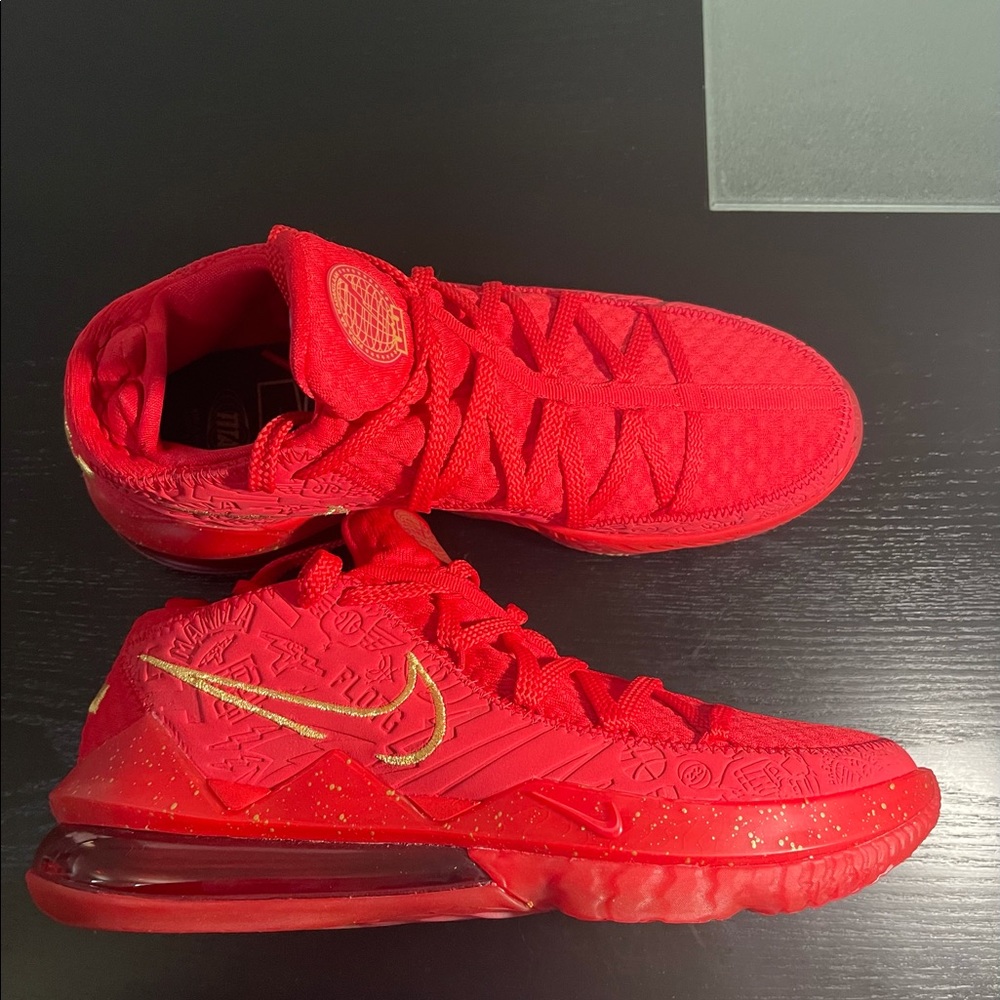 Nike Titan x Lebron 17 Low Red/Metallic